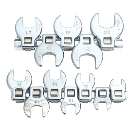 Urrea 3/8" Drive Wrench Set, Metric, 12 pcs 4900-12M